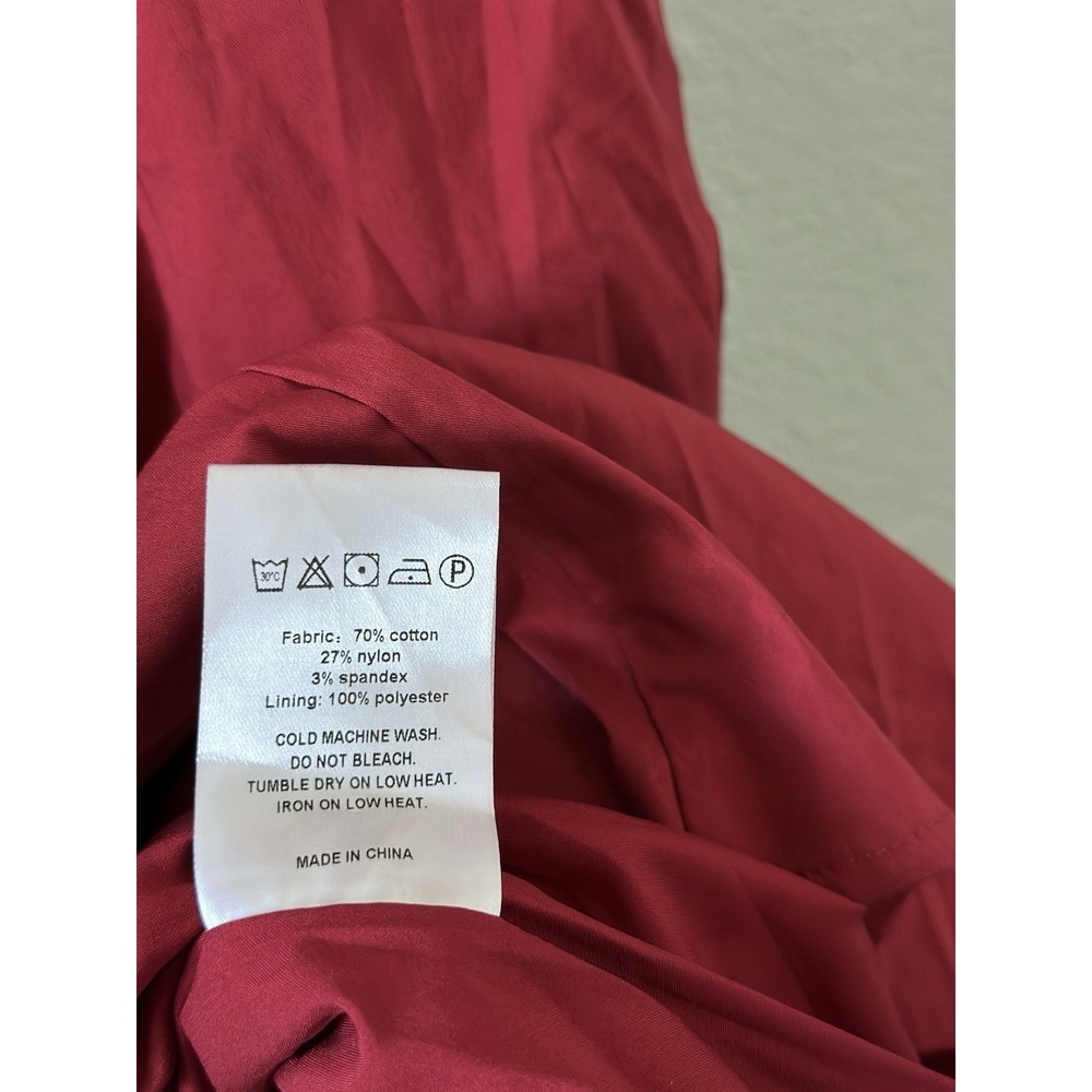 Peppermayo Burgundy Strapless Maxi Dress - Picture 6 of 7